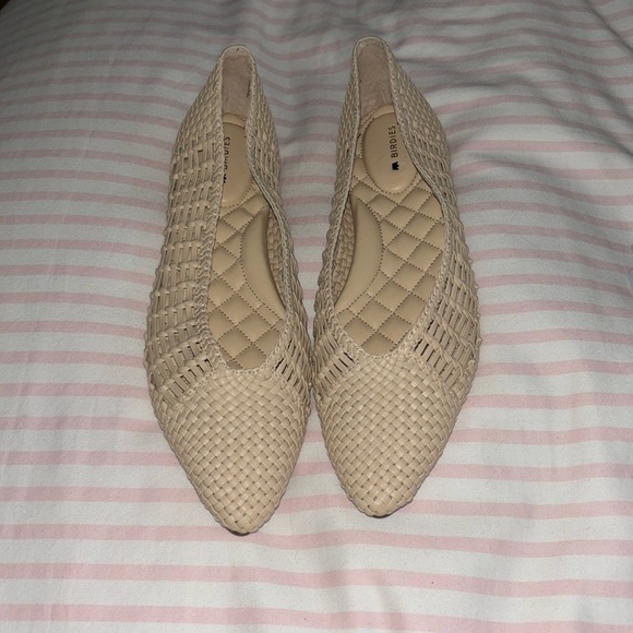 Nwot Birdies Goldfinch Woven Pointed Toe in Dawn - Size 8 - Picture 8 of 10
